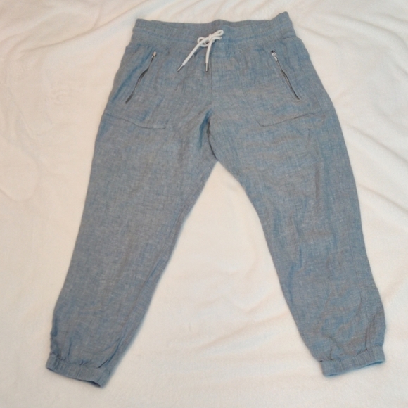 Athleta Light Blue Jogger Pants - Picture 1 of 13